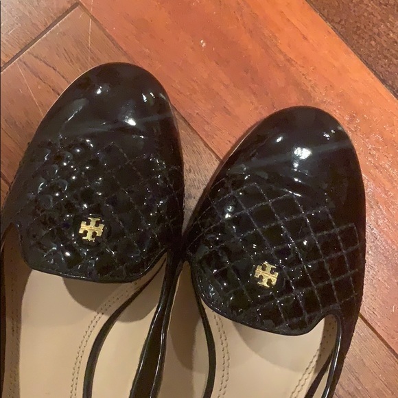 Black patent leather tory burch flats - Picture 3 of 4